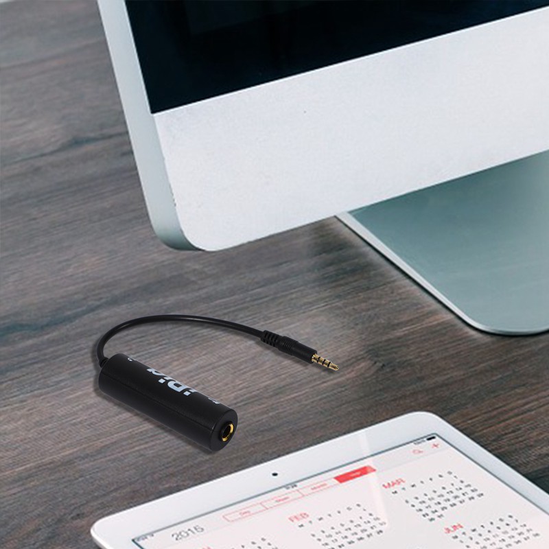 Dây cáp chuyển đổi cổng cắm IRig thay thế kết nối đàn guitar và điện thoại/ ipad