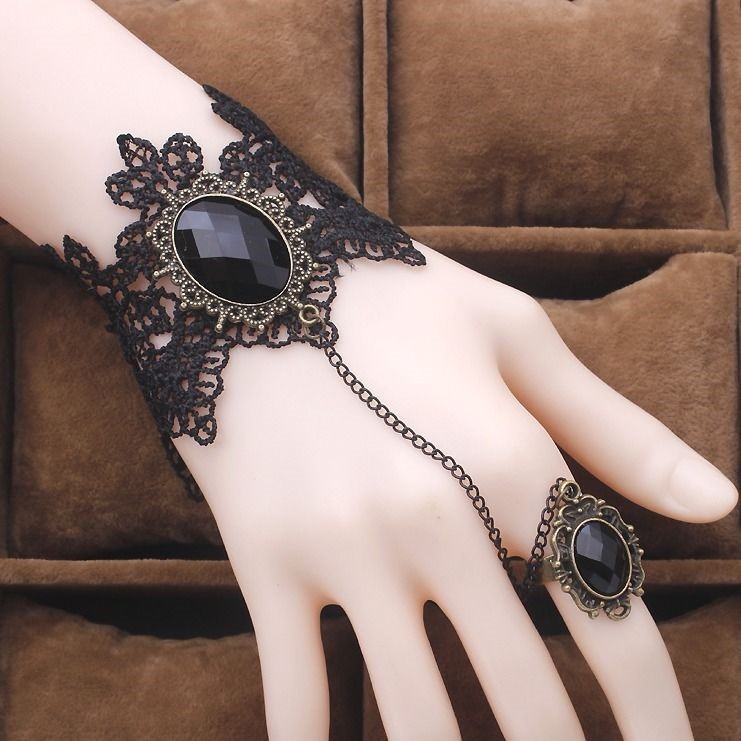 Vòng tay choker ren đen huyền bí mẫu mới nhất