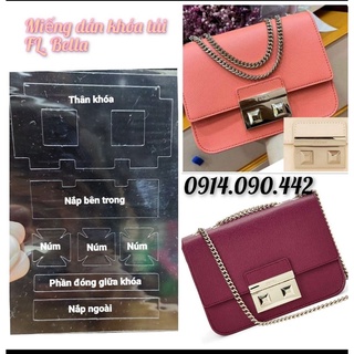 Miếng dán khóa túi Furla Bella