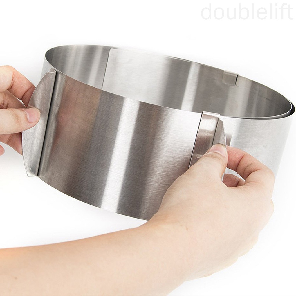 Khuôn làm bánh mousse hình tròn bằng thép không gỉ tùy chỉnh tiện dụng