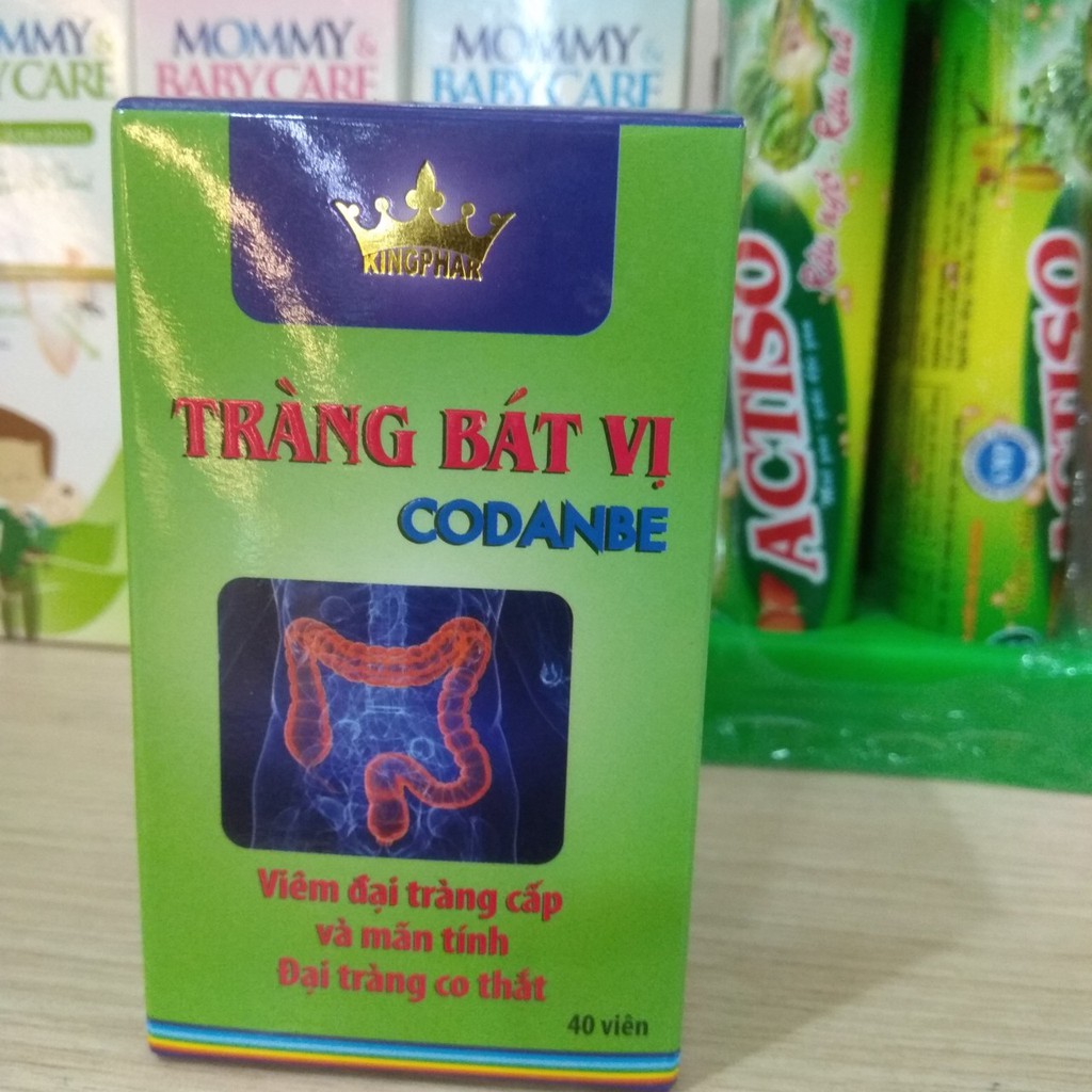 [HÀNG CHÍNH HÃNG] Viên uống tràng bát vị kingphar - Giúp giảm co thắt đại tràng , vim đại tràng - Hộp 40 viên.