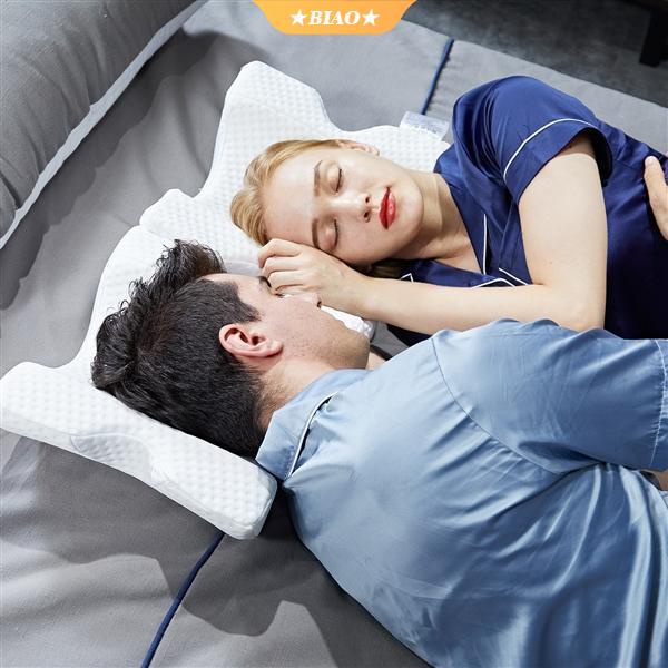 Gối Ngủ Dạng Cong Chống Áp Lực Thiết Kế Độc Đáo Tiện Dụng Cho Cặp Đôi