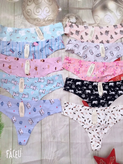 [Mã 12FASHIONSALE1 giảm 10K đơn 50K] (FORM TO) Quần Lọt Khe su thông hơi hoạt hình cute Hoạ Tiết dễ thương | BigBuy360 - bigbuy360.vn