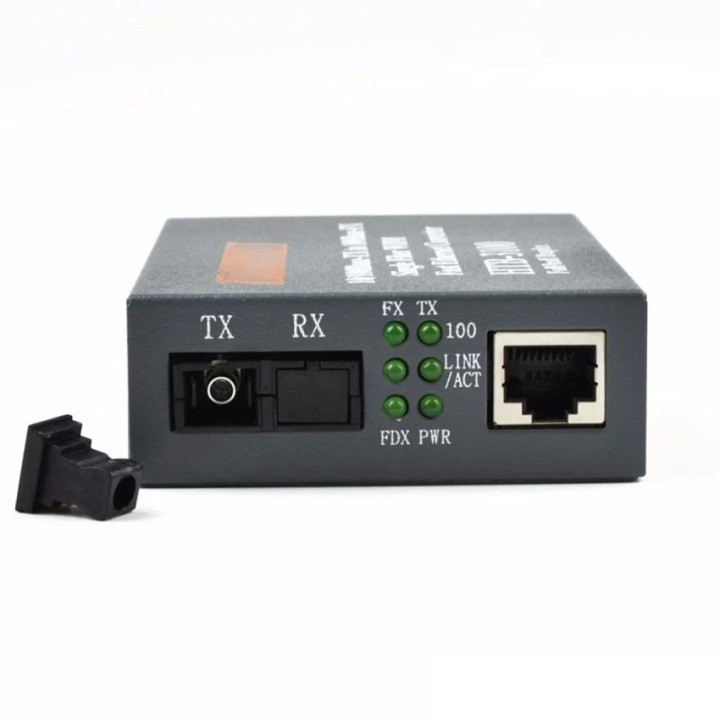 Bộ chuyển tín hiệu dây Quang ra dây Lan - Thiết bị khuếch đại tín hiệu quang - Converter Netlink HTB 3100 25 km