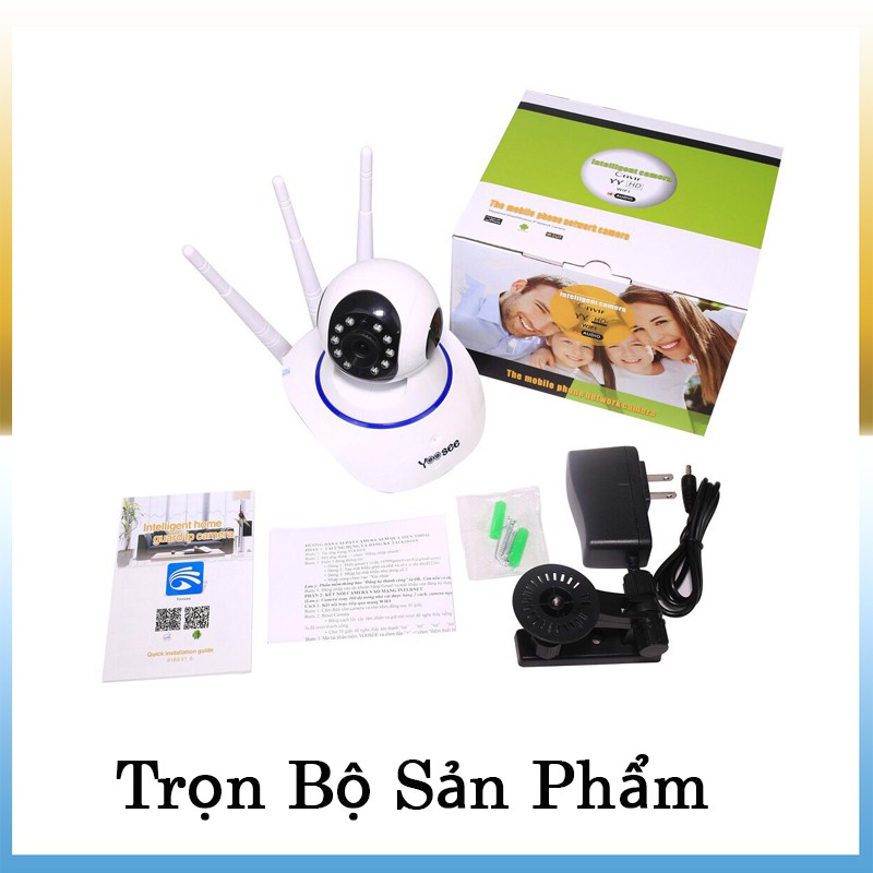 Camera yoosee 3 râu ip wifi không dây độ phân giải hd720p- Camera không dây ip 720 và 1080 | WebRaoVat - webraovat.net.vn