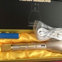 Combo mic hát k088 và 2 dây đèn nháy