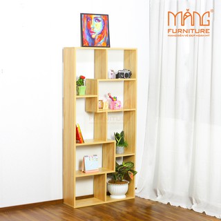 Kệ Sách Gỗ / kệ sách đứng ( có 3 màu lựa chọn trắng -đen- vân gỗ) KS04