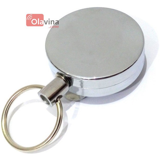 Móc treo chìa khóa dây rút lõi thép bọc nhựa siêu chắc