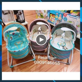Nôi rung Mastela kiêm bập bênh 5 in 1 ✅THẾ GIỚI XE ĐẨY✅