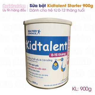 Sữa Kidtalent Starter 900g (cho trẻ từ 0-12 tháng)