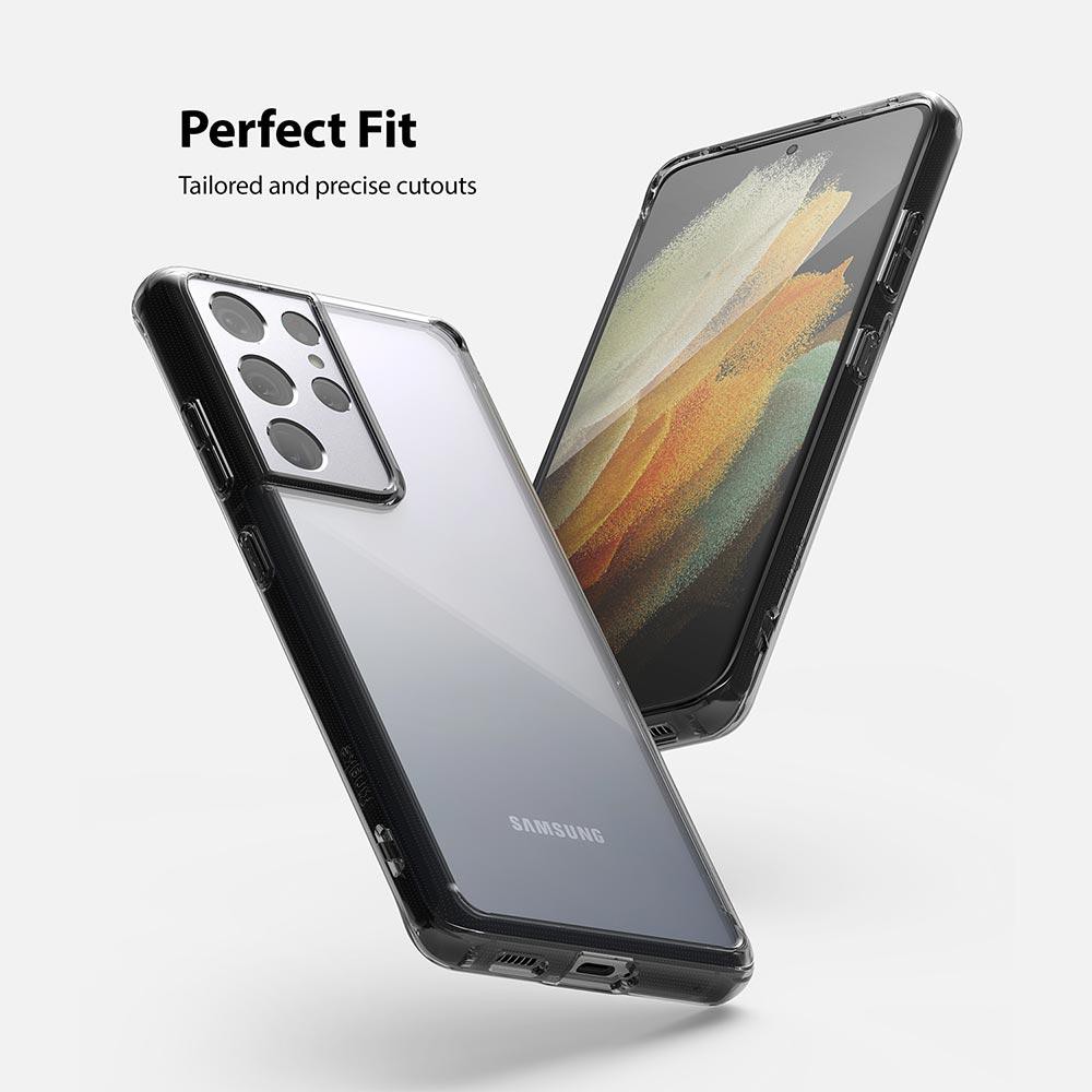 Ốp lưng chống sốc hàng hiệu Ringke Fusion cho Galaxy S21 | S21 Ultra | S21 Plus