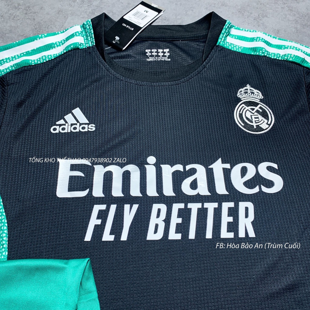 Bộ Quần Áo Đá Banh CLB Real Madrid Training Vải Thái Chuẩn Áo Thi Đấu - Quần Áo Bóng Đá Read madrid
