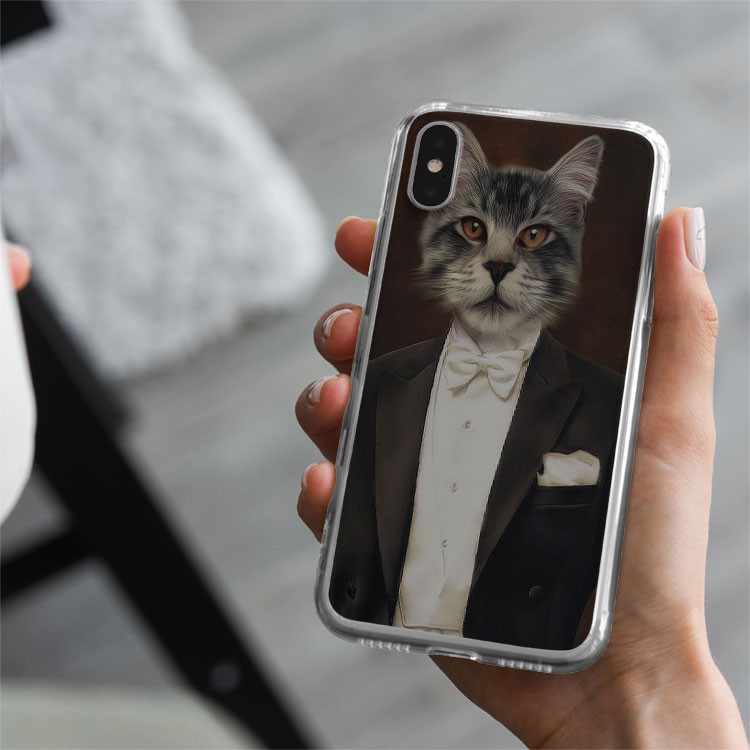 Vỏ ốp mèo nữ tính mèo tình yêu Bee Case Hàng cao cấp cho các loại Iphone CAT20210115