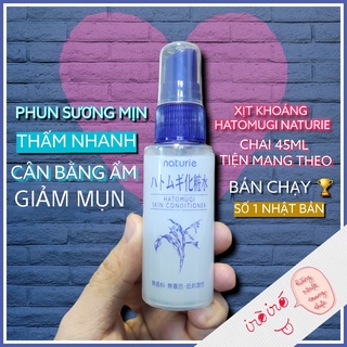 Xịt khoáng phun sương Toner Hatomugi Naturie Nhật Bản