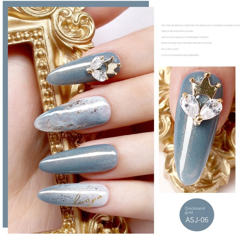 Sơn Móng Tay Dạng Gel 15ml Tự Làm Thời Trang|Kim Tuyến Lấp Lánh Dùng Để Trang Trí Móng Nghệ Thuật