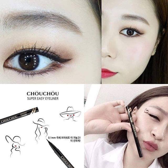 Kẻ Mắt Nước Chou Chou Super Easy Eyeliner Brush