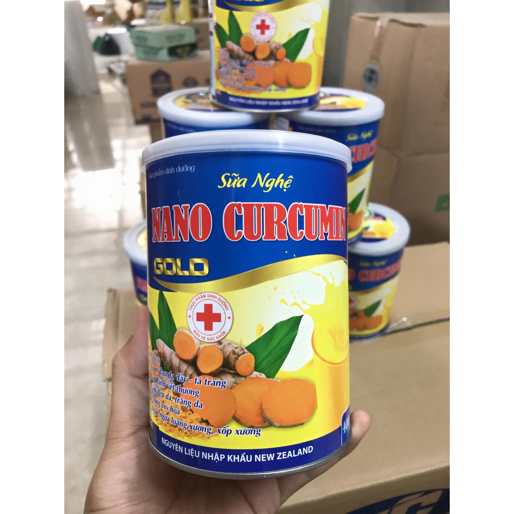 Sữa Nghệ Nano Cucurmin Gold - Chiết xuất Nghệ Vàng ( Hộp 400gram )