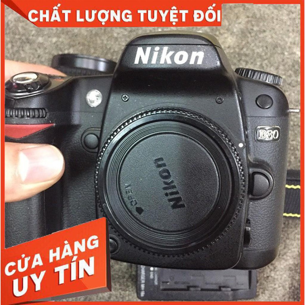 Máy ảnh Nikon D80 kèm lens 35-70 rất đẹp, sưu tầm