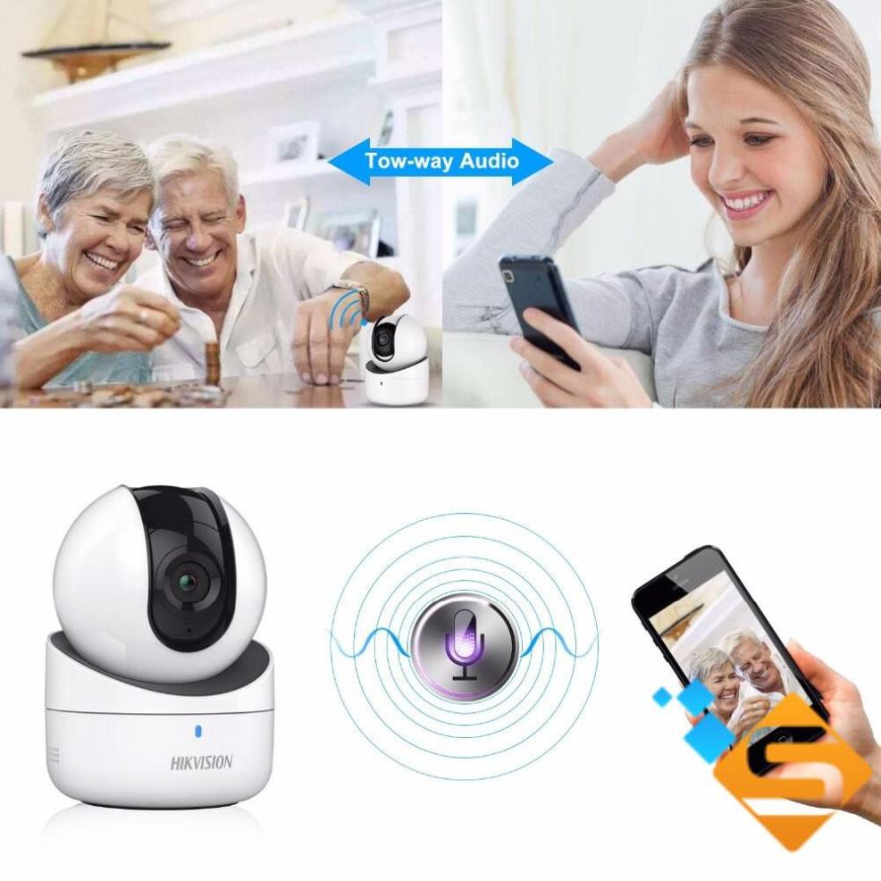 Camera IP WiFi Không Dây Robot Quay Quét HIKVISION Q1 1.0MP HD (720P) - DS-2CV2Q01FD-IW