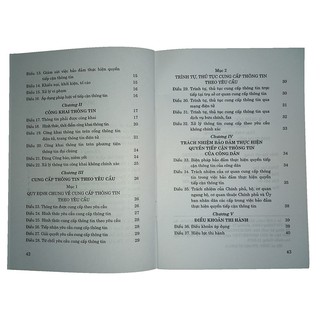 [Sách] Luật Tiếp cận thông tin (hiện hành)