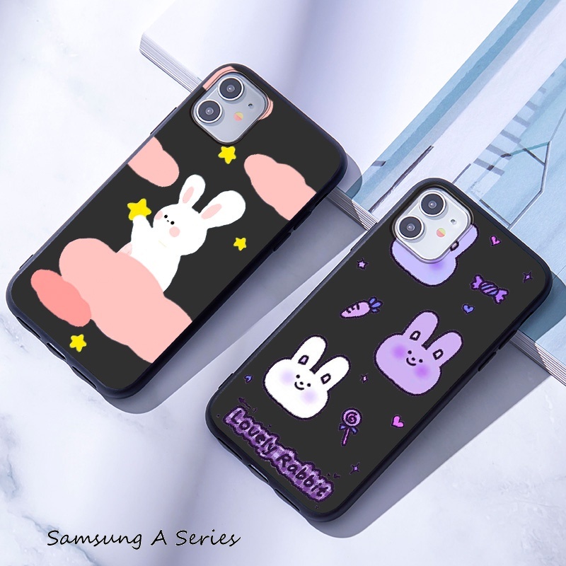 Ốp Điện Thoại Mềm Hình Cookie Bunny-1 Cho Samsung A01 A2 J2 Core A02 A02S A03S A12 A22 A32 A52 A72 5g