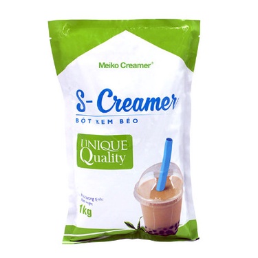 Bột Kem Béo S-Creamer nhãn xanh  Pha Trà Sữa Đài Loan Và Làm Bánh 1kg