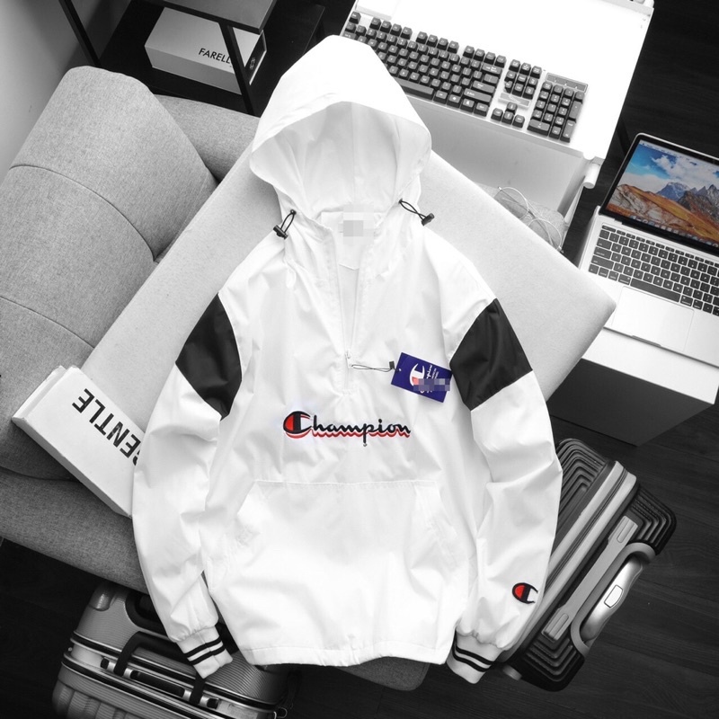 Áo khoác dù  nam nữ Cham pi on