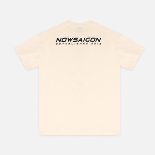Áo thun NEEDS OF WISDOM Straight Nowsaigon Tee - Cream - Local Brand Chính Hãng