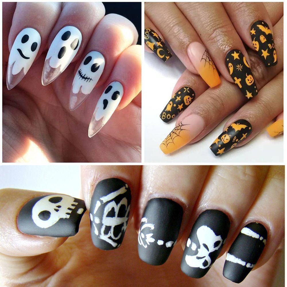 ME Sticker Dán Móng Hoạ Tiết Halloween
