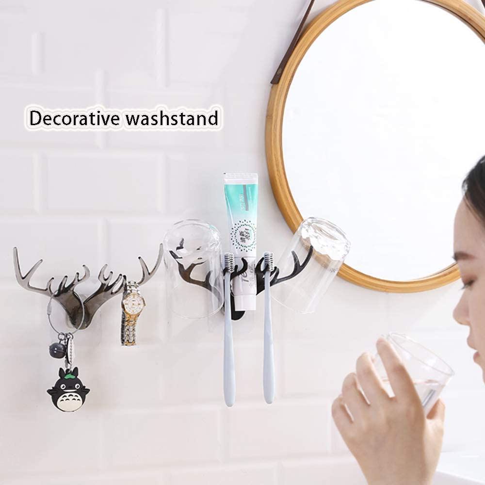 Móc Treo Đồ Gắn Tường Hình Đầu Hươu Sáng Tạo