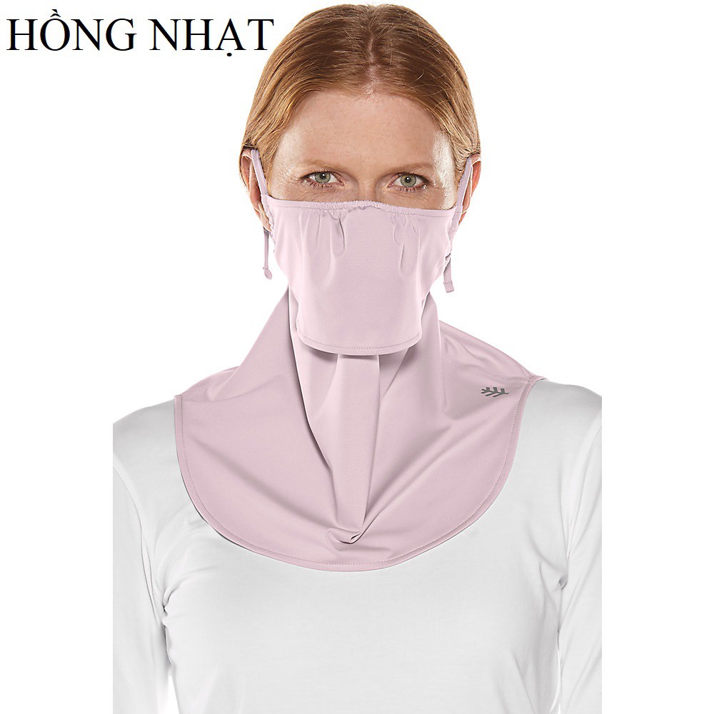 [Meoheo] Khẩu trang chống nắng cao cấp dành cho nam nữ Vermilion UV Layered Mask UPF 50+ Coolibar