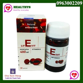 Vitamin e đỏ nga sanofi và mirrolla 400mg hộp thủy tinh