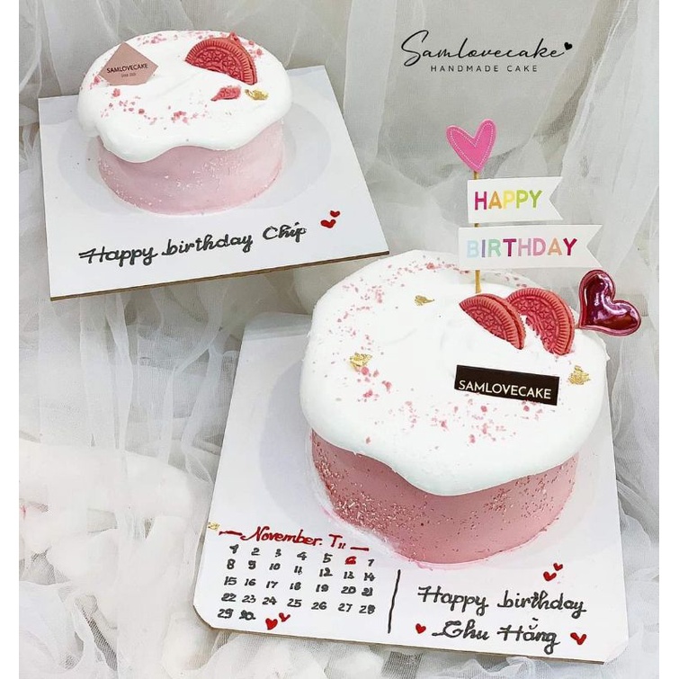 Orreo Red Velvet trang trí bánh sinh nhật, ăn trực tiếp