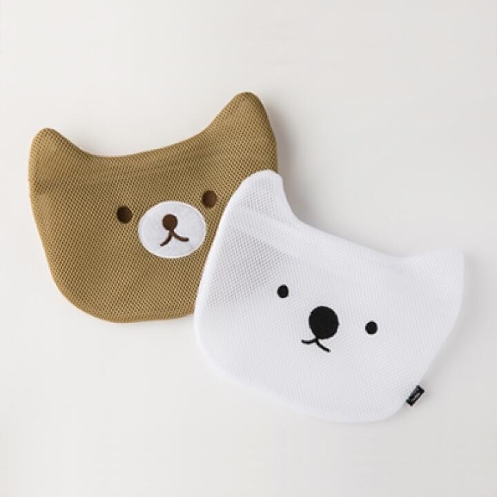 Túi Lưới Giặt Quần Áo ARTBOX Hàn Quốc Hình Gấu Màu Trắng
