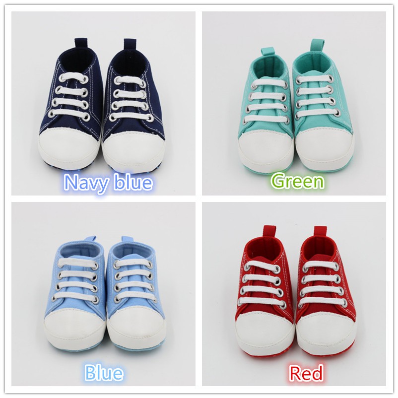 Giày cotton đế mềm cho bé trai và bé gái size 11 12 13