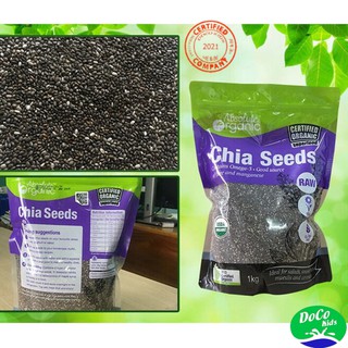 Hạt chia úc tím nhập khẩu úc 1kg - hạt chia absolute organic chia seeds - ảnh sản phẩm 6