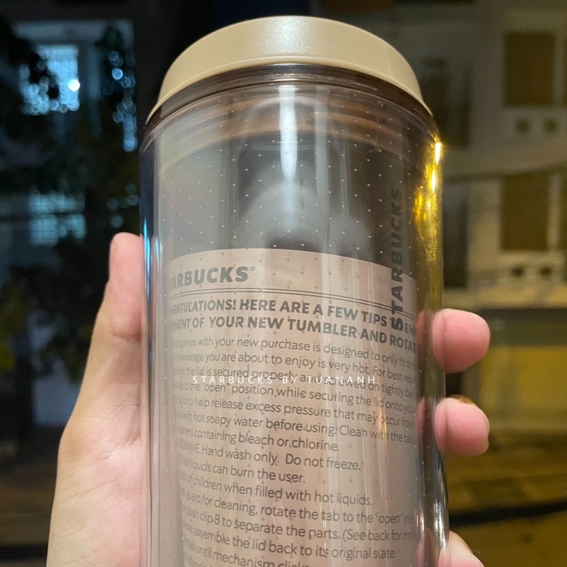 Bình Nhựa Starbucks Weave The Moon 355ml