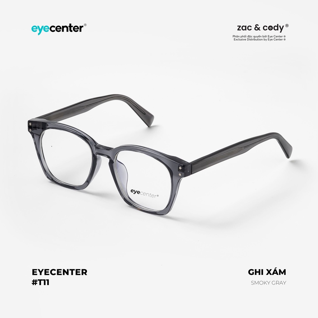 Gọng kính cận nam nữ chính hãng ZAC&CODY A103S lõi thép chống gãy cao cấp nhập khẩu by Eye Center Vietnam