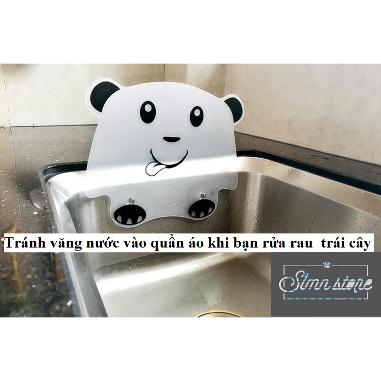 TẤM CHẮN NGĂN BẮN NƯỚC DOREMON, GẤU MẬP DÙNG CHO BỒN RỬA CHÉN SIÊU TIỆN LỢI, VỆ SINH.