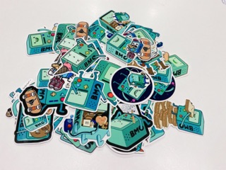 Set sticker bare bear 3 chú gấu