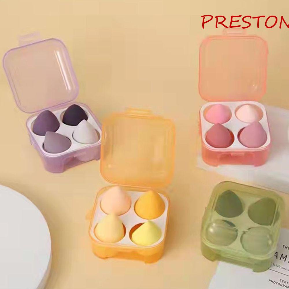 Set 4 Mút Trang Điểm Hình Trứng Có Thể Sử Dụng Dạng Khô Và Ướt