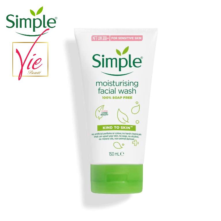 Sữa rửa mặt Simple dành cho da khô - Simple Moisturising Facial Wash 150ml
