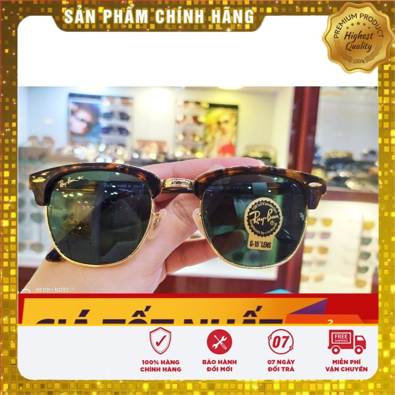 Kính Rayban RB 3016 CLUB MASTER 901 51•21 3N