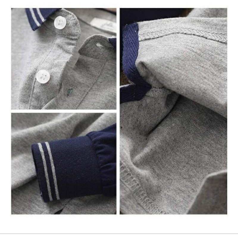 Áo polo cổ đức size đại cho bé trai tới 55kg