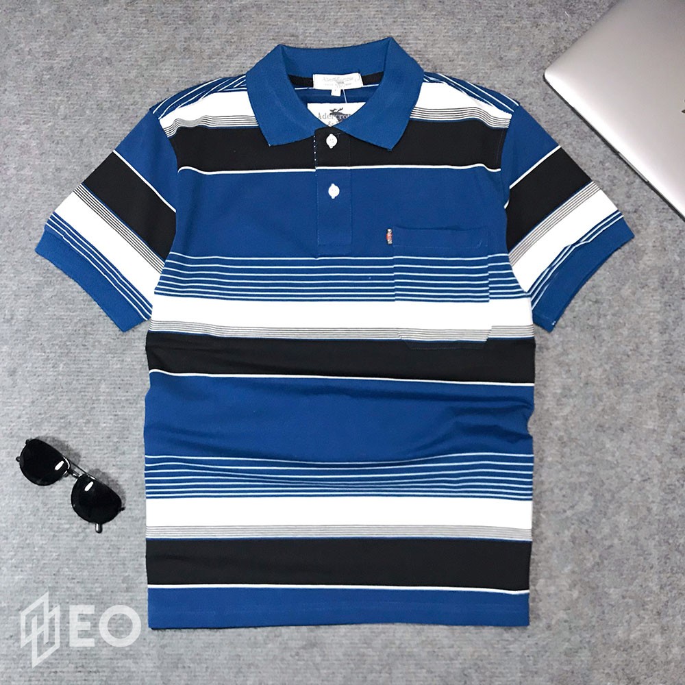 Áo Thun Nam Trung Niên ZEO Cổ Bẻ Cao Cấp Form Rộng Rãi