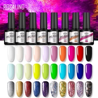 Gel Sơn Móng Tay Rosalind 8ml Màu Trơn