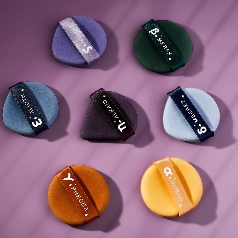 Set 7 Mút Trang Điểm Siêu Mềm Có Thể Giặt Tiện Dụng