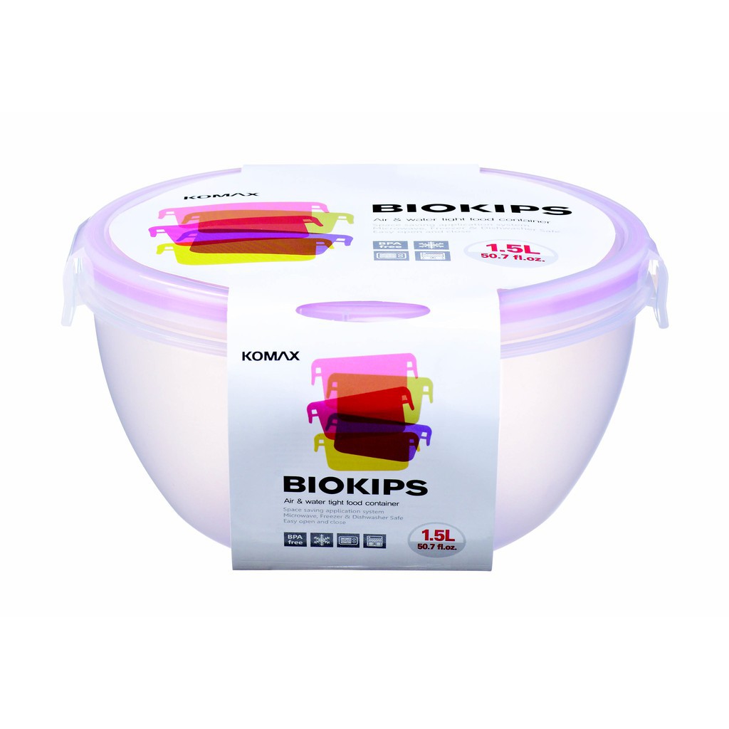 Bát nhựa Komax Biokips 1.5L, nhập khẩu Hàn Quốc