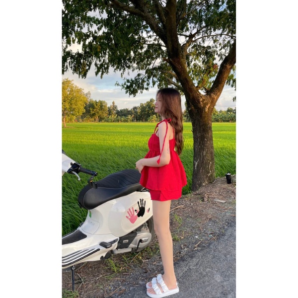 Set babydoll kèm quần cao cấp PLS12