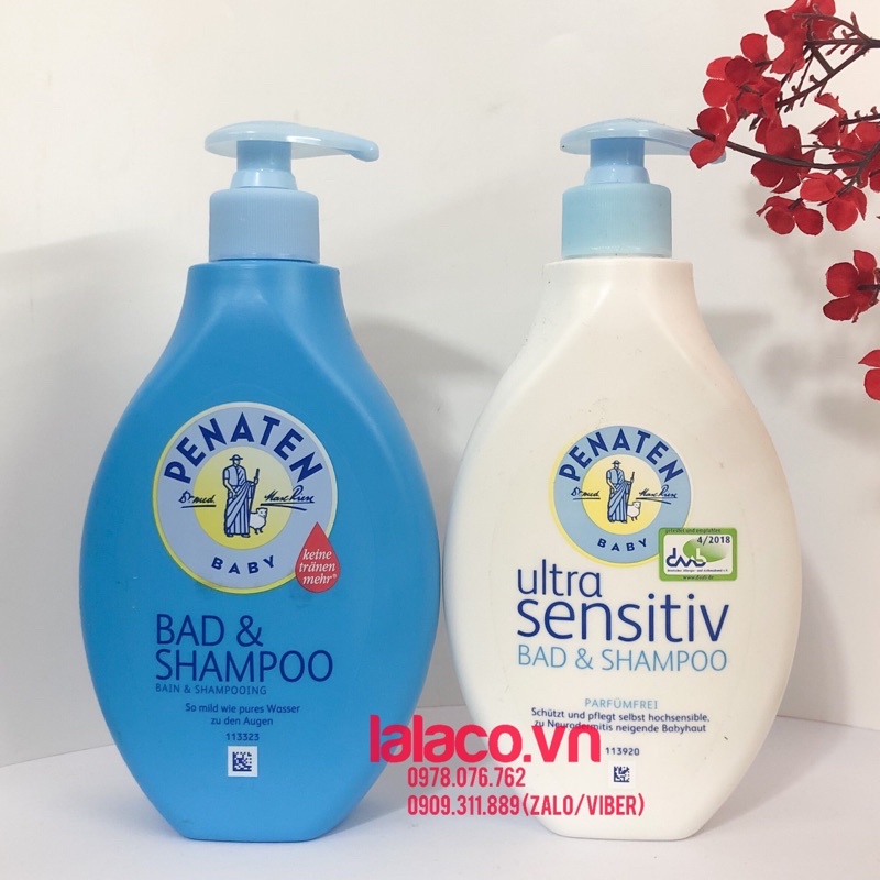 Sữa tắm gội Penaten chống cảm cúm cho bé 400ml - Đức